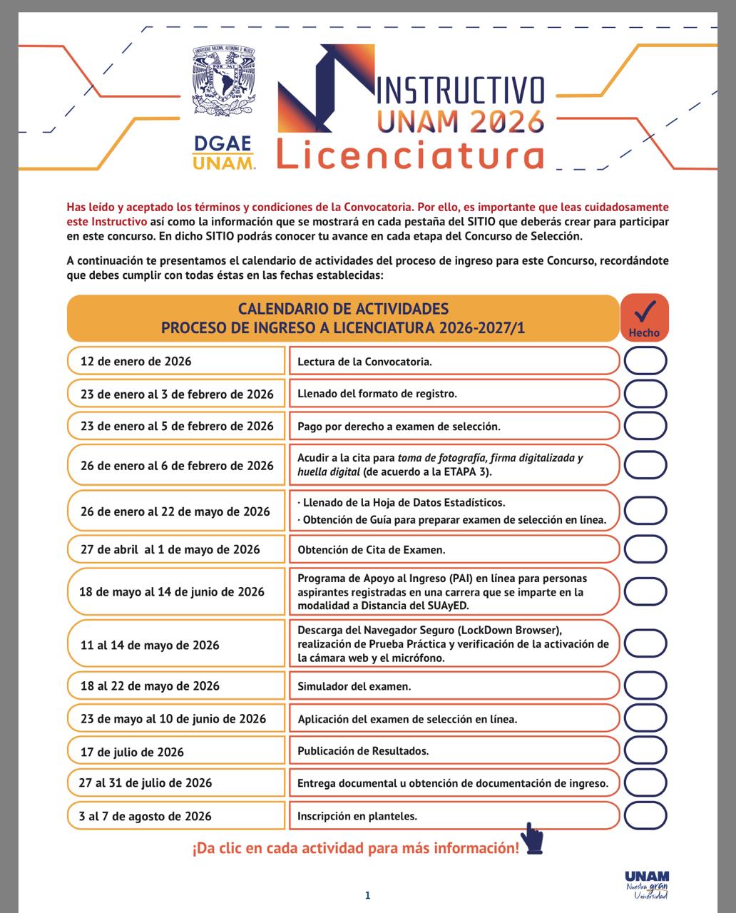 Instructivo UNAM 2026