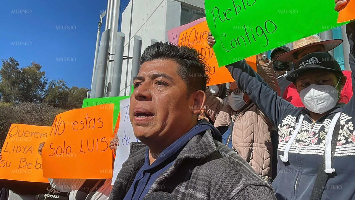 Luis Andrés Torres Pérez, pareja sentimental de Lidya Valdivia, joven embarazada desaparecida en Puebla | Jesús Zavala