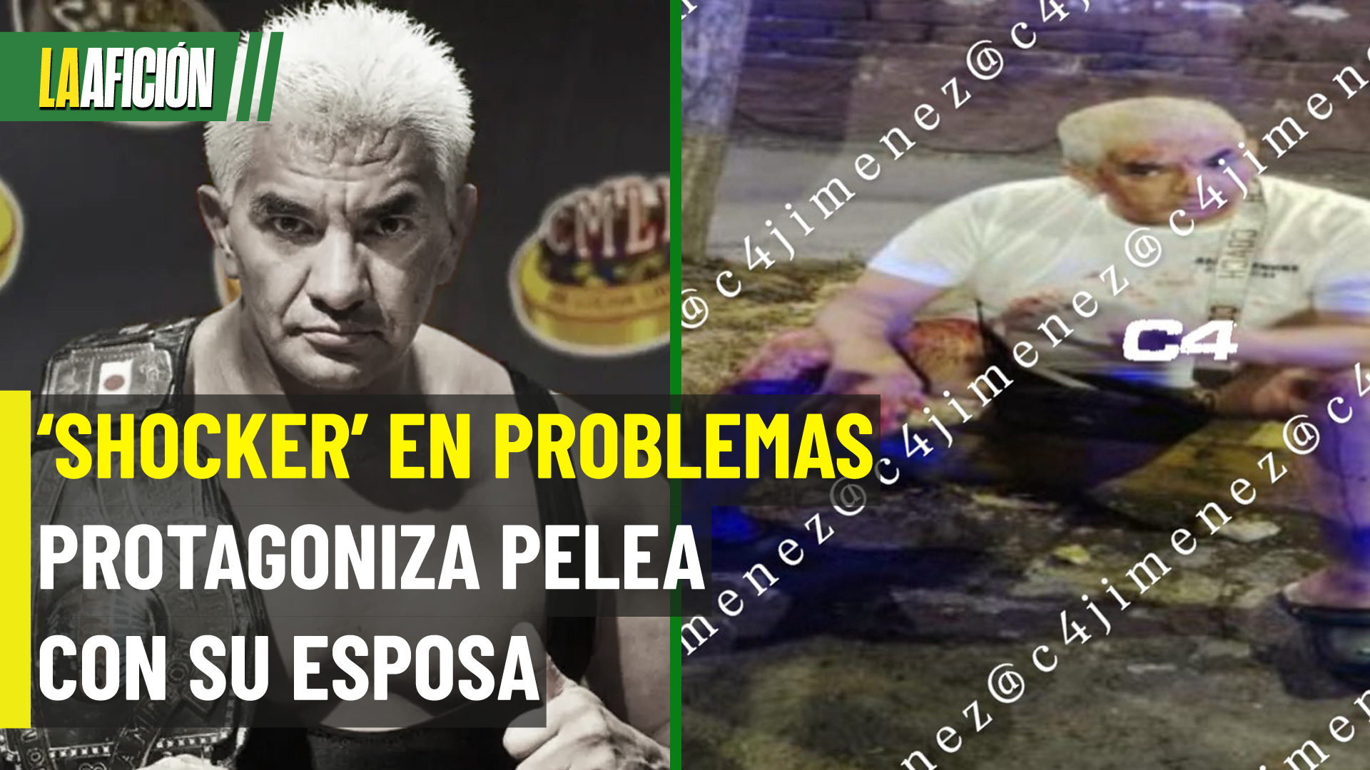 ¡Otra vez Shocker! protagoniza pelea con su esposa en CdMx