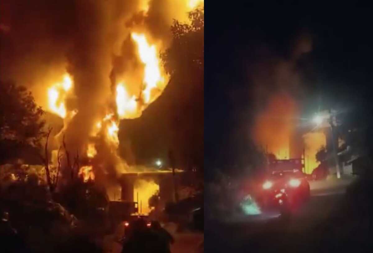 Una pipa que transportaba hidrocarburo explotó la madrugada del 22 de enero en la carretera México-Tuxpan. (Especial)