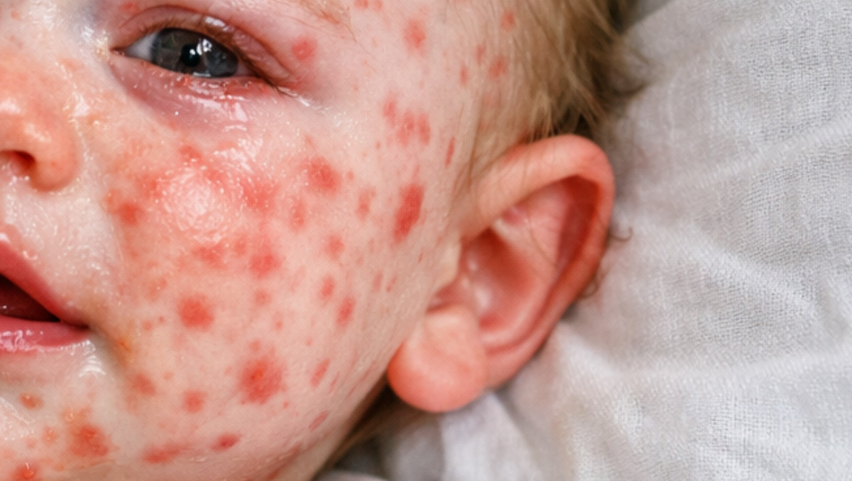 Sarampión en bebés | SORA IA