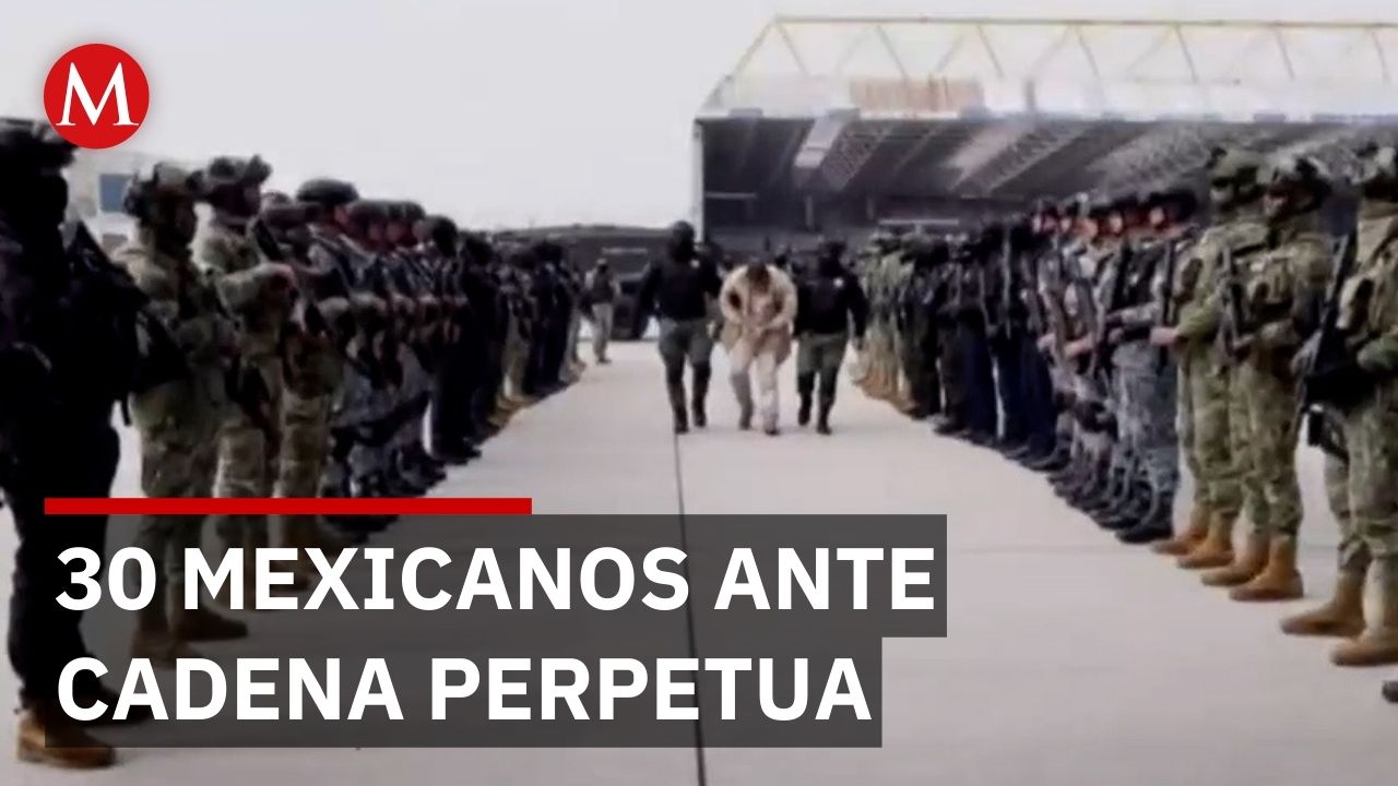 Treinta criminales mexicanos podrían enfrentar cadena perpetua en Estados Unidos