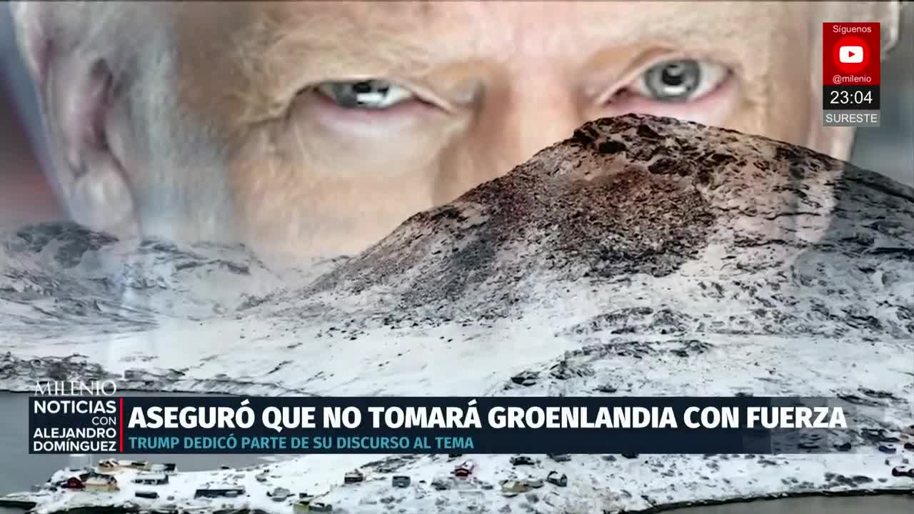 Trump descarta tomar Groenlandia por la fuerza en Davos | Alejandro Domínguez, 21 de enero de 2026