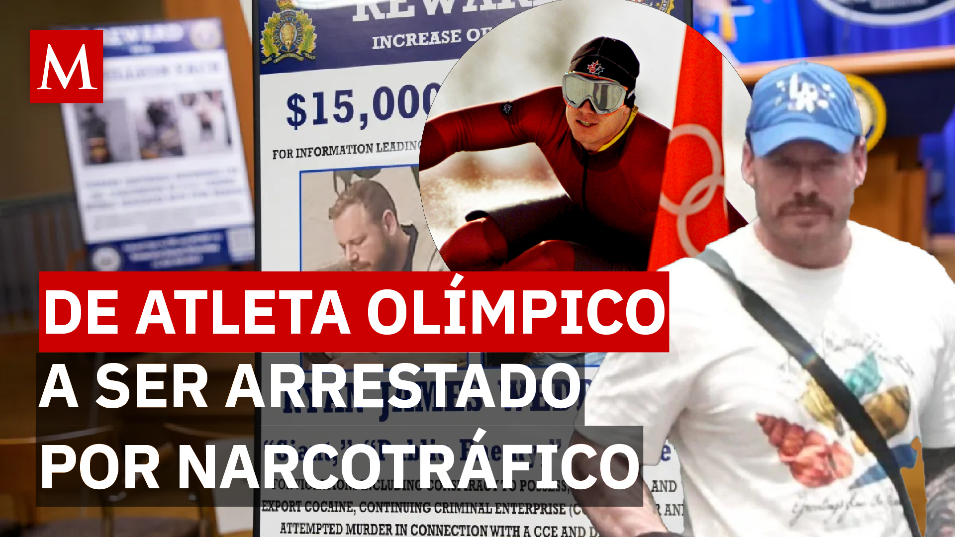 De atleta olímpico a ser parte del Cártel de Sinaloa: la detención de Ryan Wedding