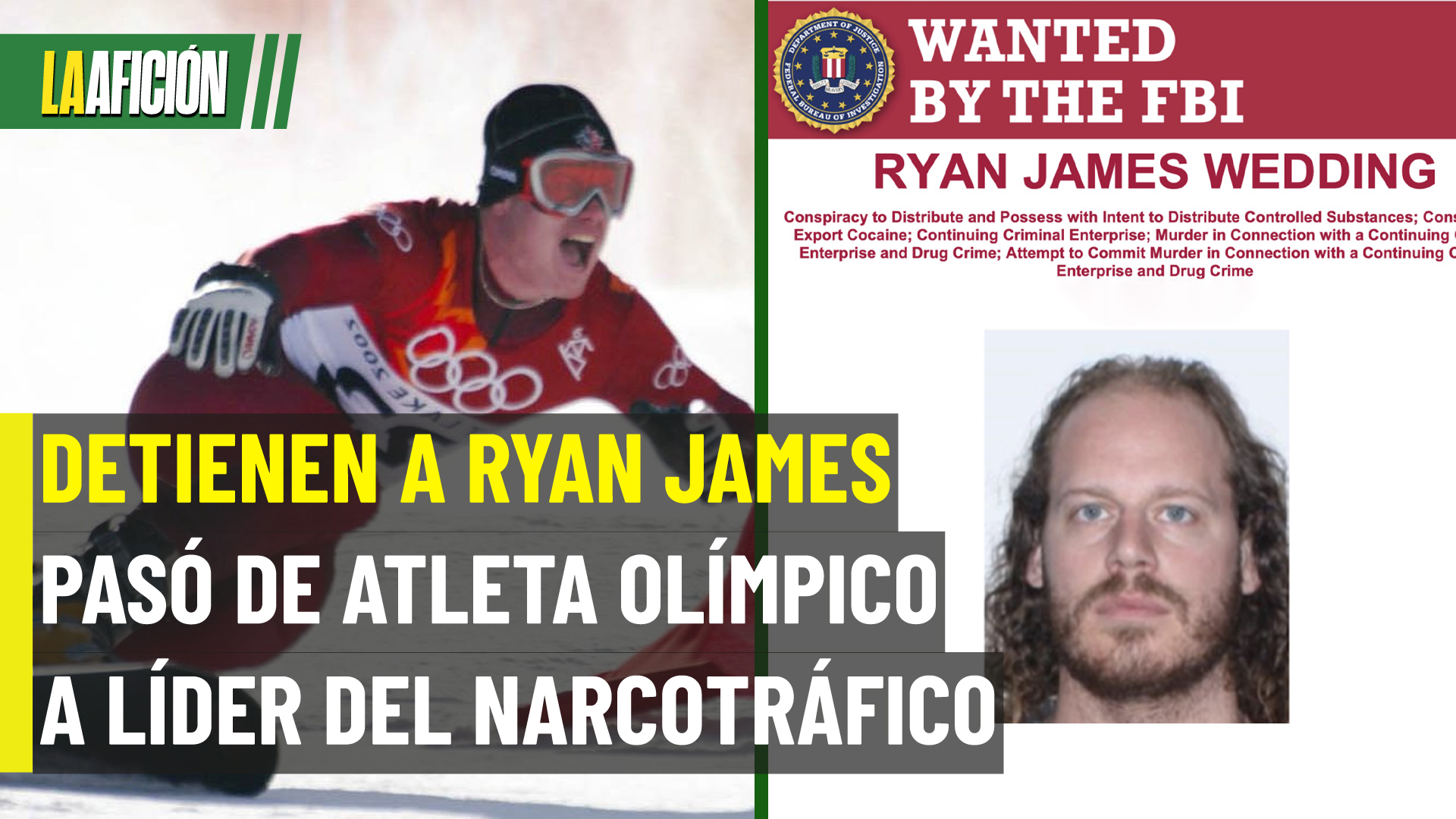 Cae Ryan Wedding: El atleta olímpico que operaba para "Los Chapitos"