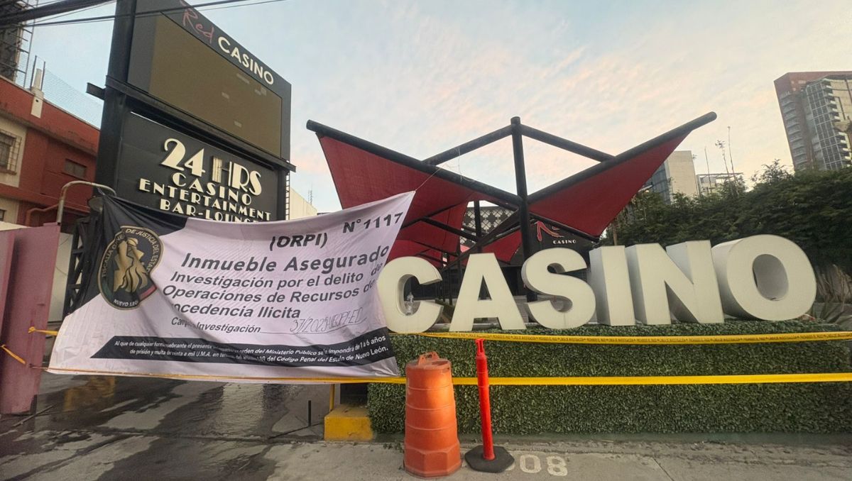El Casino Red es uno de los 4 establecimientos que recientemente fueron cateados de manera simultánea. Pedro Delgado