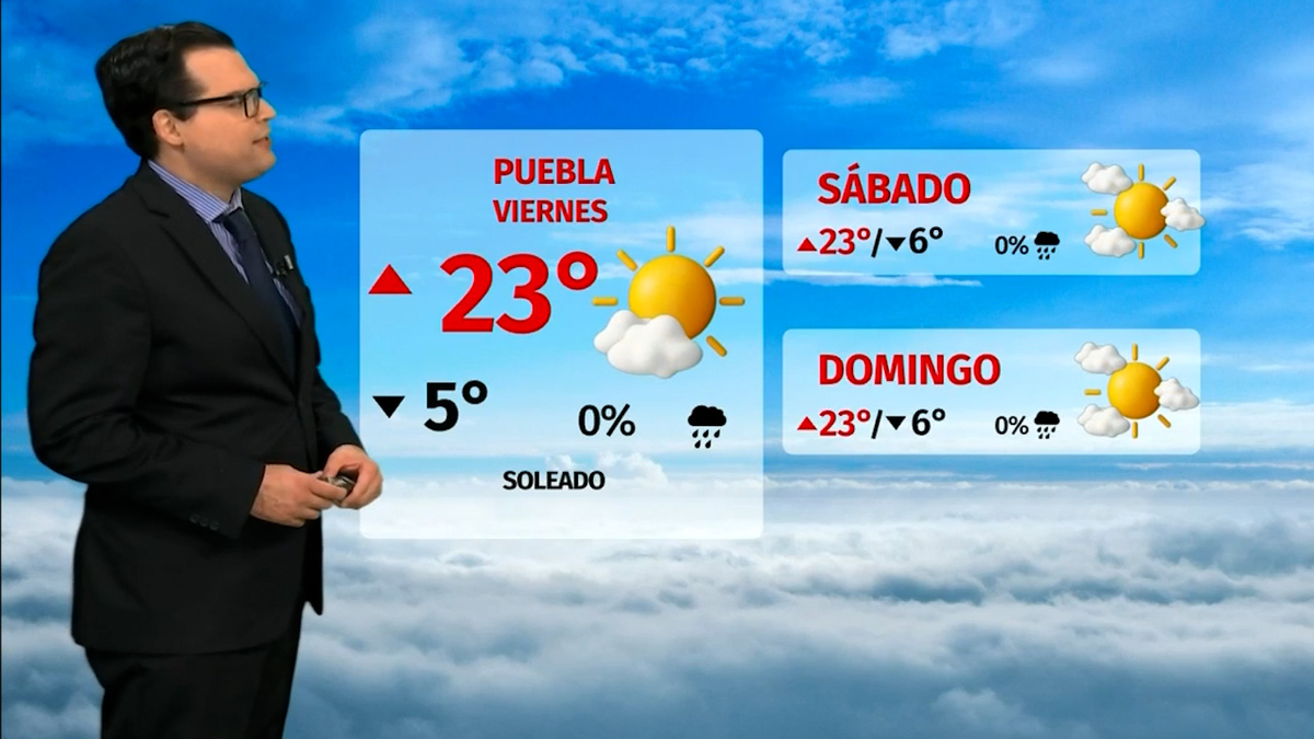 Clima de hoy 23 de enero de 2026 | Pronóstico con Nelson Valdez