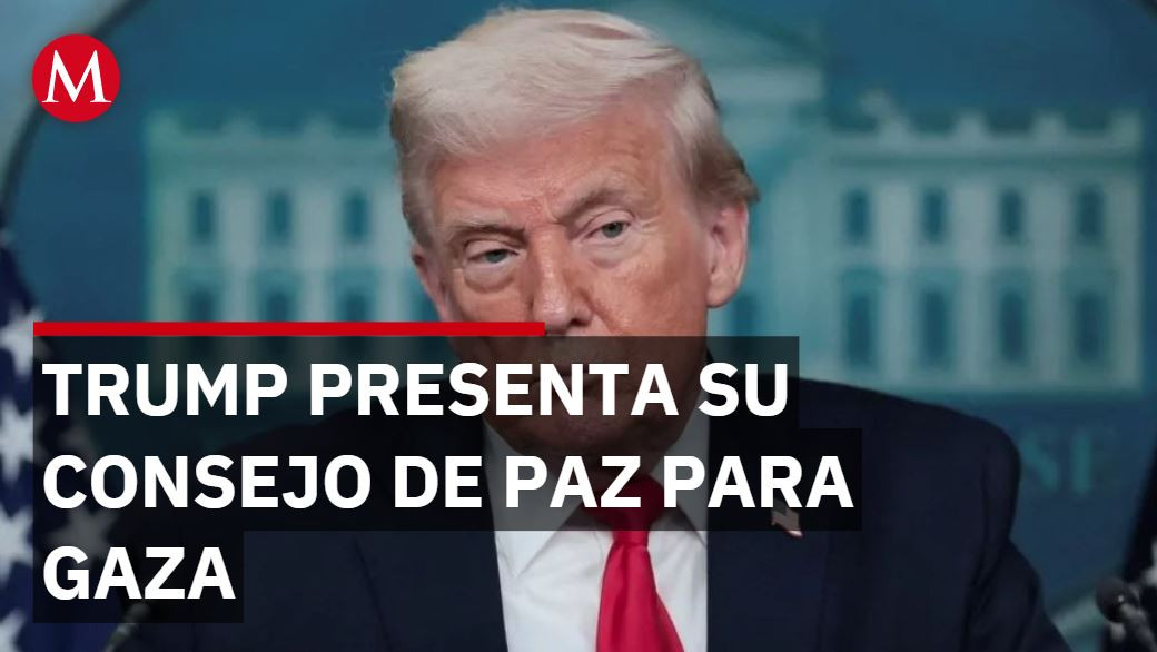 Donald Trump presentó en DAVOS al 'Consejo de Paz' para Gaza junto a 19 jefes de estado