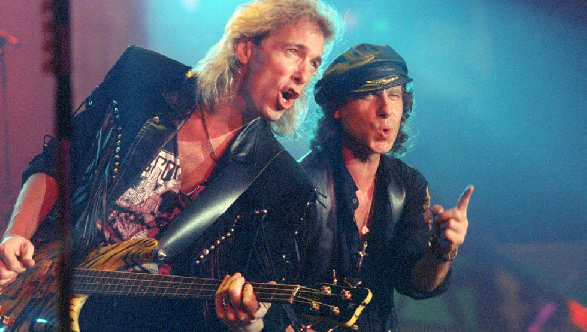 Francis Buchholz y Klaus Meine, de Scorpions.