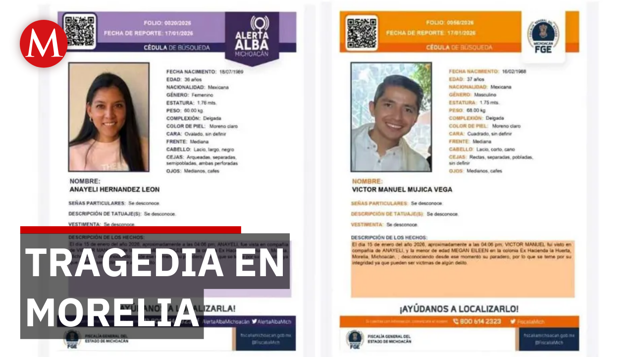 Hallan muerta a familia desaparecida en Morelia, Michoacán