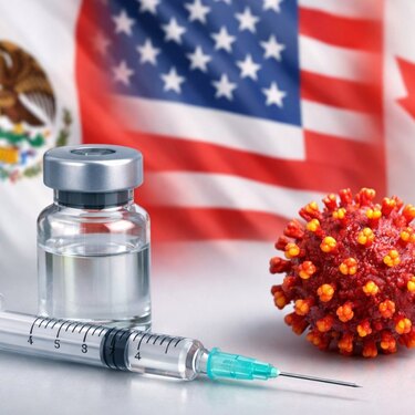 Brote de sarampión en México, Estados Unidos y Canadá