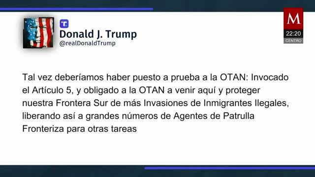Trump pide tropas a la OTAN para la frontera con México | Alejandro Domínguez, 22 de enero de 2026