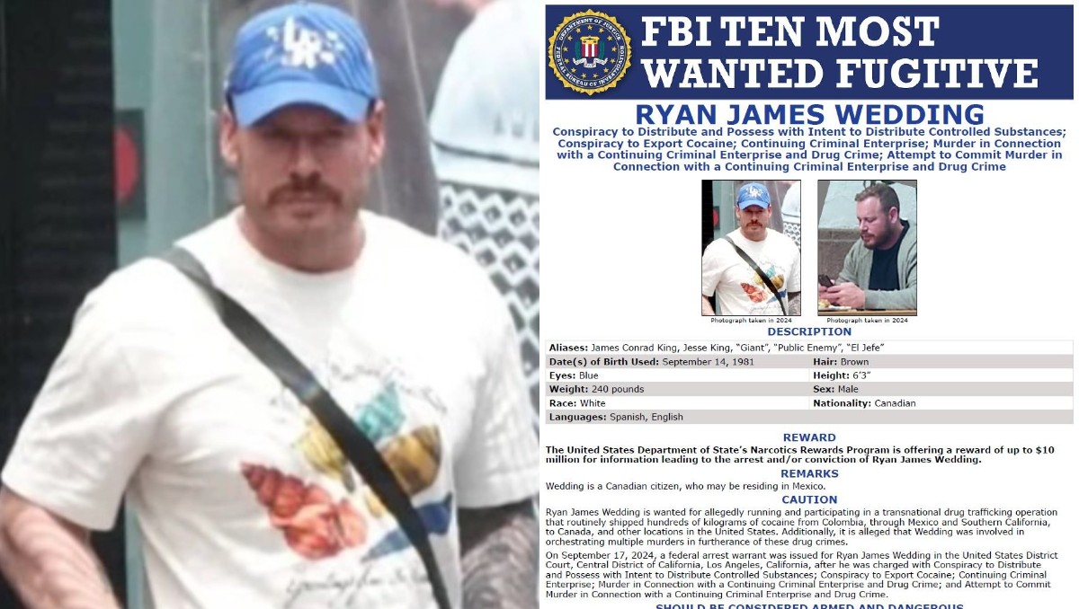 Wedding había estado escondido en México durante más de una década. | Foto: Especial