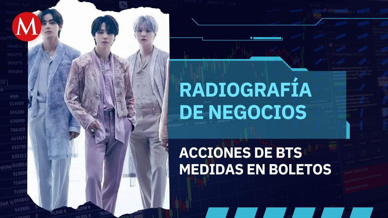 ¿Cuántas acciones de BTS equivale el boleto de su concierto en México? | Radiografía de negocios