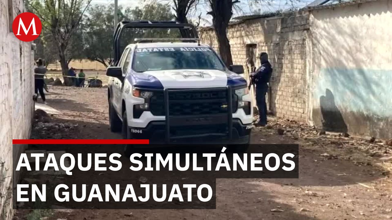 Ataques armados en Guanajuato dejan cinco muertos y un secuestro en menos de 24 horas