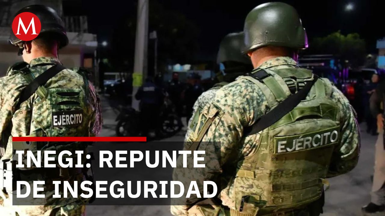 Encuesta del INEGI revela incremento en percepción de inseguridad