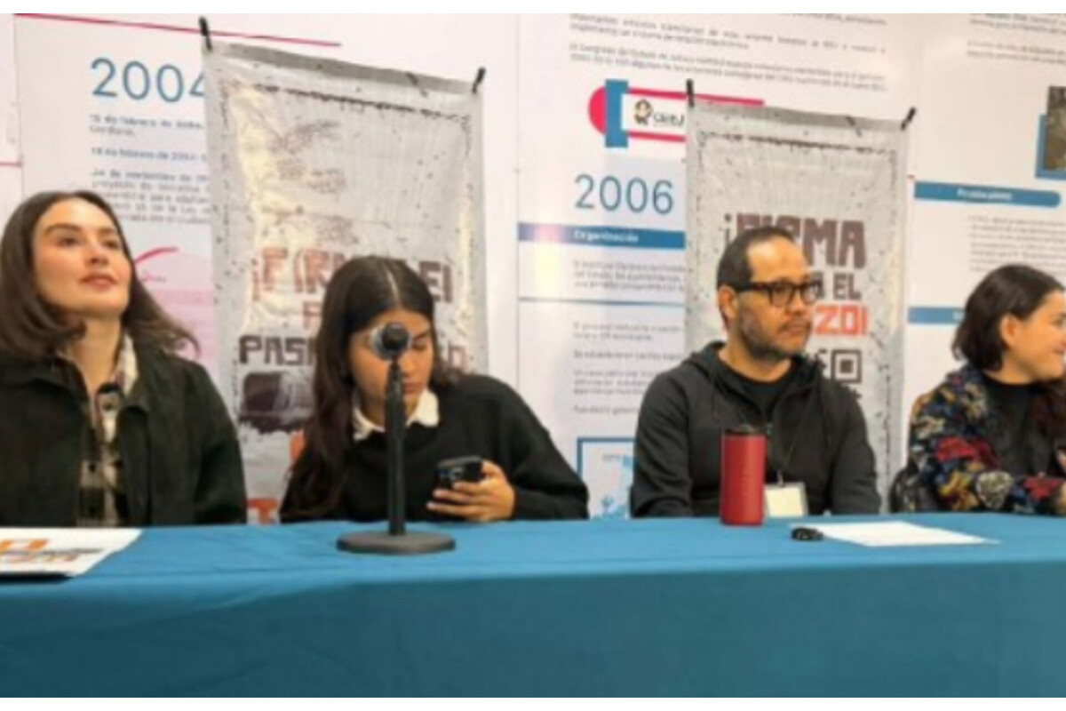 La entrega de firmas fue encabezada por usuarios, colectivos y diputados. ( Cortesía)