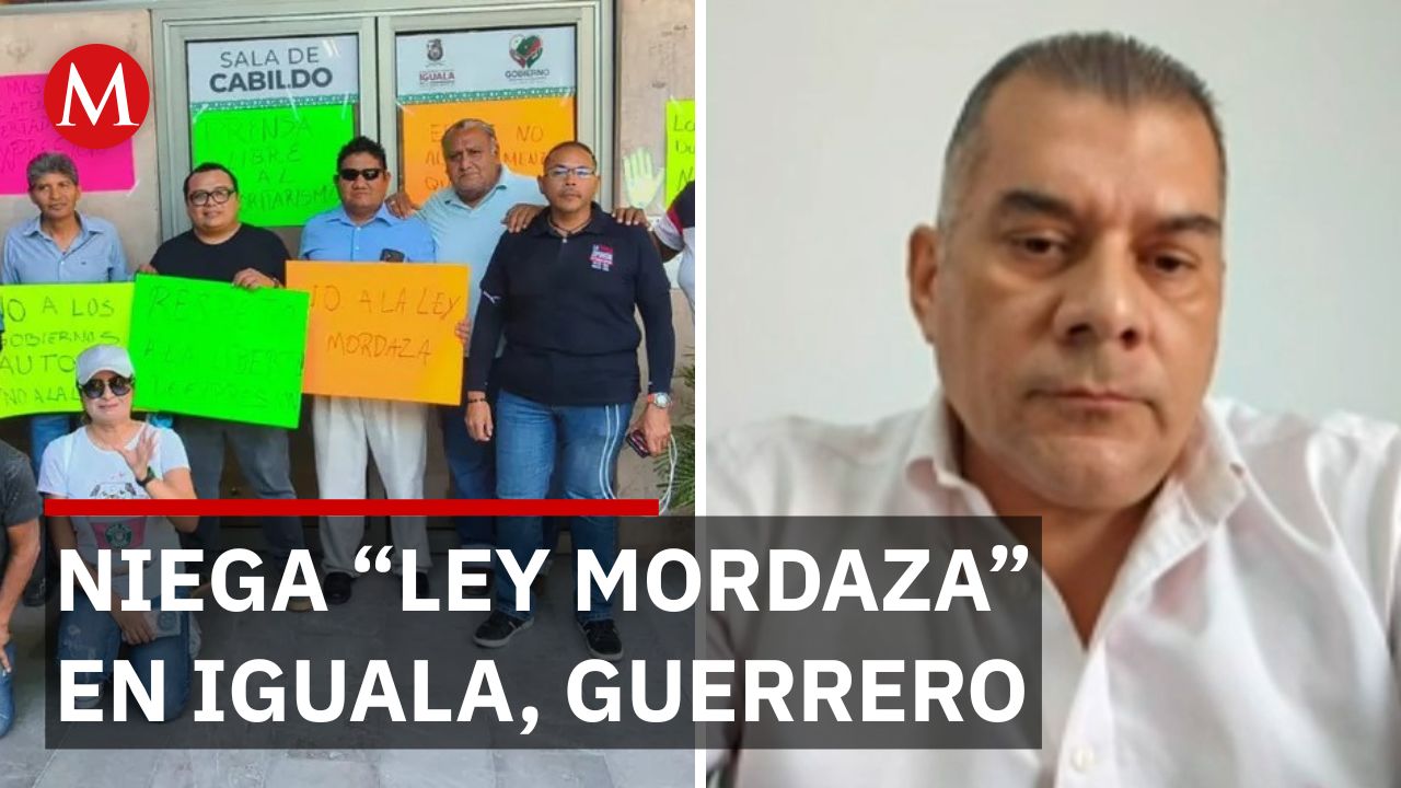 Iguala: alcalde niega ley mordaza y defiende reforma al bando municipal