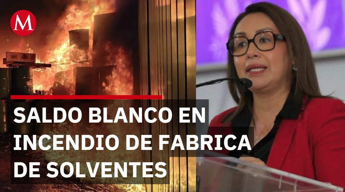 Incendio en la fábrica de solventes: Azucena Cisneros