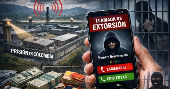 Autoridades de El Salvador denuncian red de estafas telefónicas que opera desde prisión colombiana