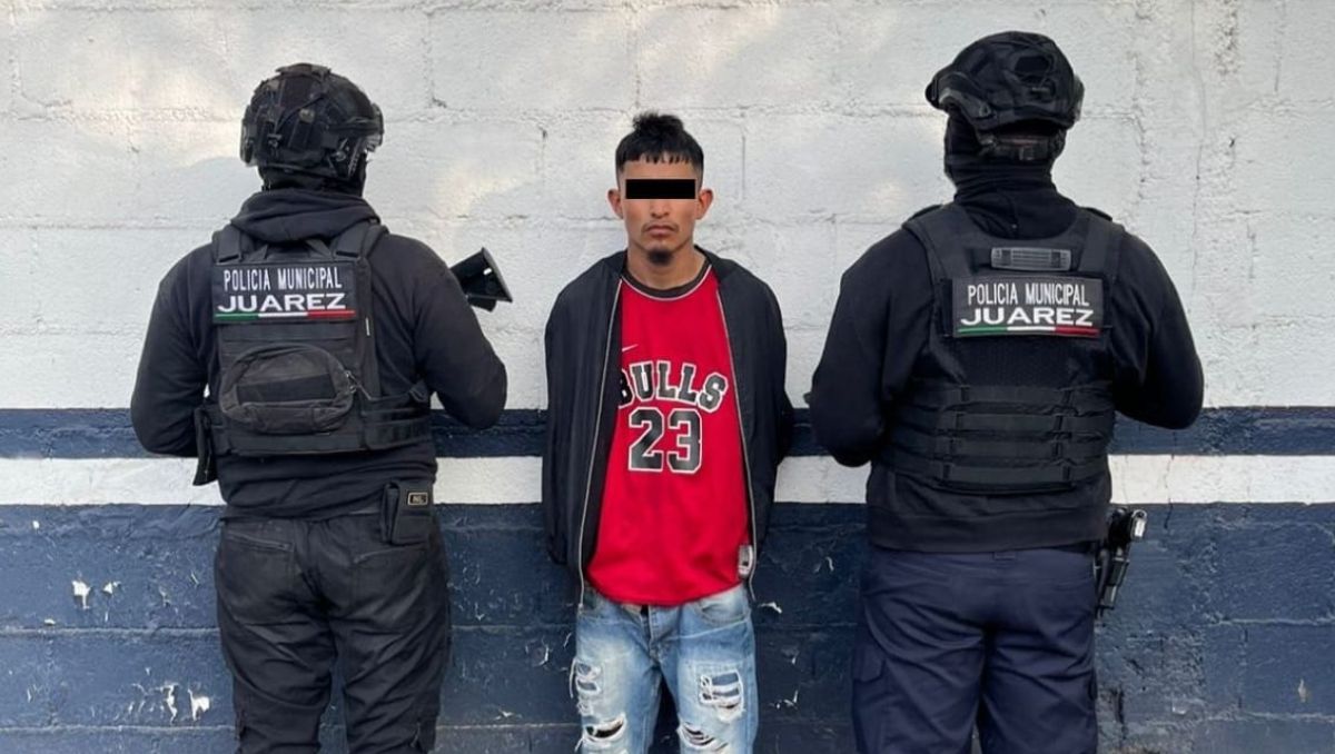 El joven detenido fue identificado como Osiel Enrique “N”, de 22 años. | Especial