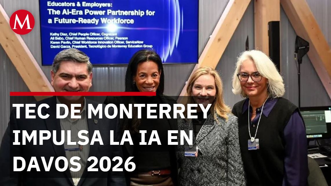 Tec de Monterrey impulsa la IA para emprender en Davos 2026: David Garza