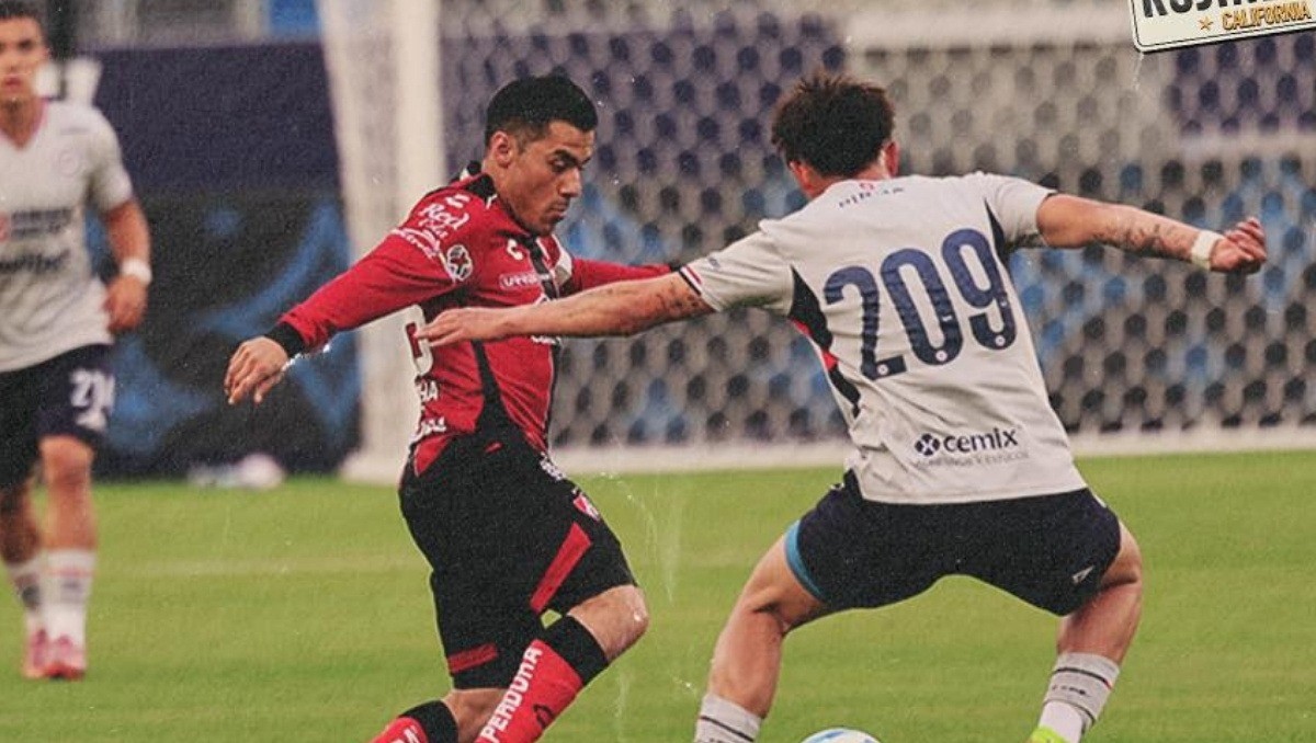 Atlas y Cruz Azul empataron en partido amistoso celebrado en California