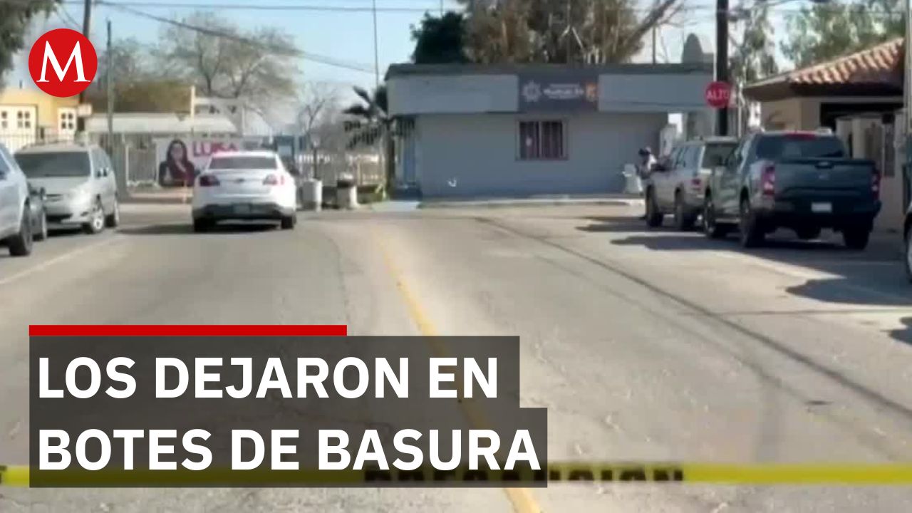 Autoridades de Mexicali hallaron restos humanos frente a la Comandancia de Policía