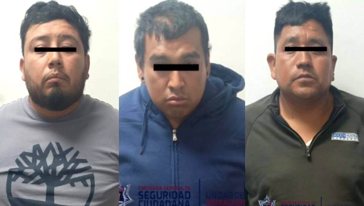 Los detenidos se ostentaron como miembros de una organización delictiva de Ecatepec. Foto: (Especial)