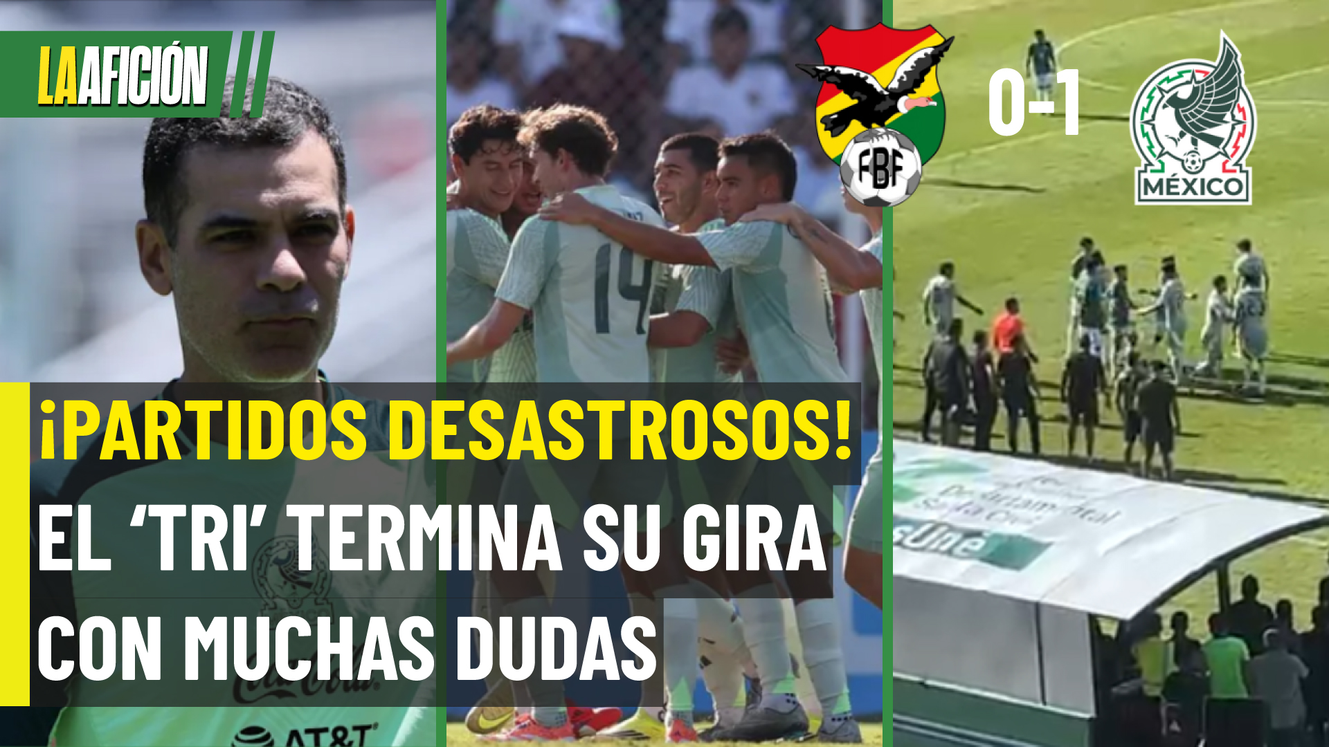 México vence a Bolivia y cierra gira con triunfo: Berterame marca y Aguirre despeja dudas