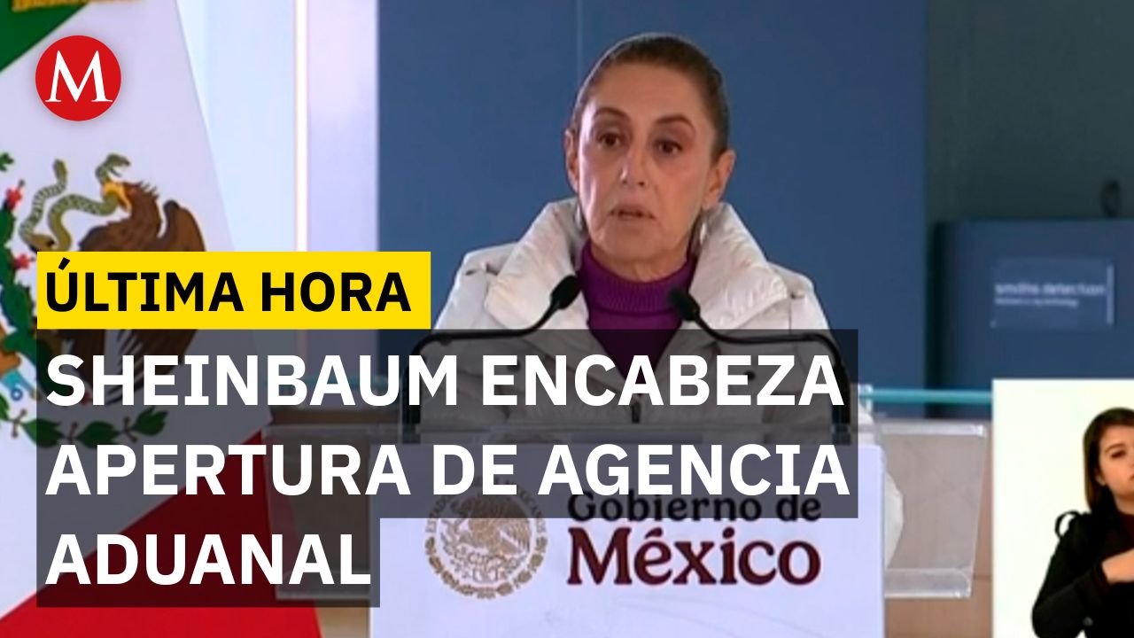 Sheinbaum y autoridades inauguran Agencia Nacional de Aduanas en Tamaulipas