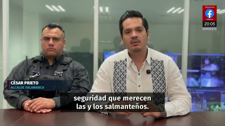 Alcalde de Salamanca pide apoyo a Claudia Sheinbaum por violencia en la entidad