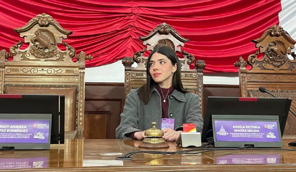 Aranzazú Rojo Hernández, estudiante de octavo semestre de la Facultad de Derecho de la UAdeC, Unidad Laguna. (cortesía)