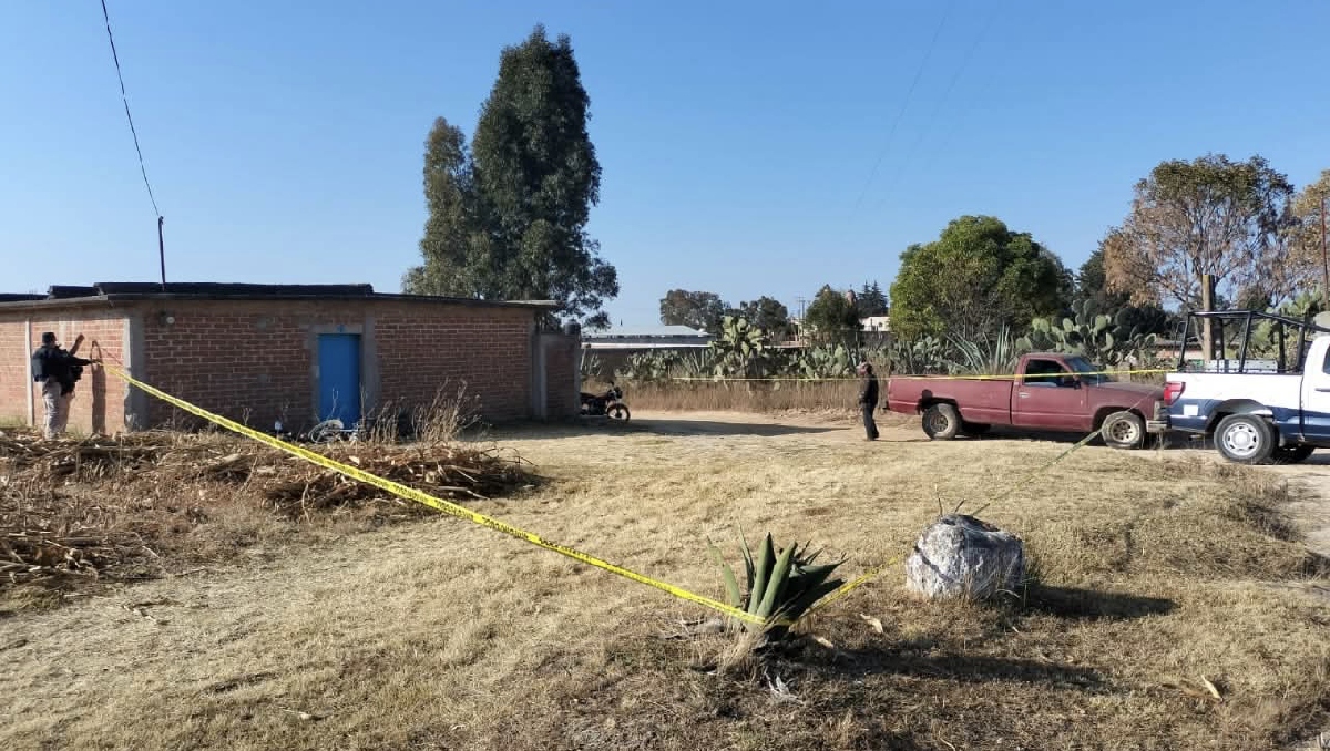 Las autoridades acordonaron la zona donde presuntamente ocurrió el crimen en Michoacán. | Especial