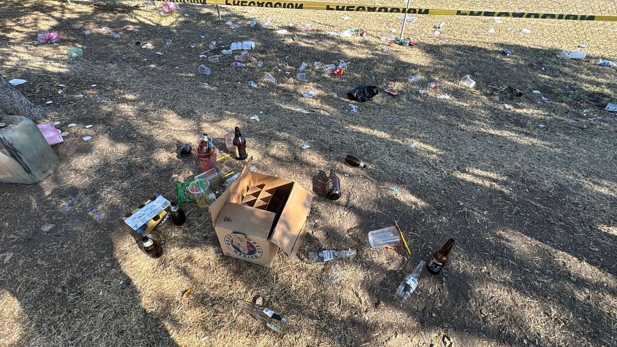 Campo de futbol donde fueron asesinadas 11 personas en Salamanca.| Christian Ortiz.