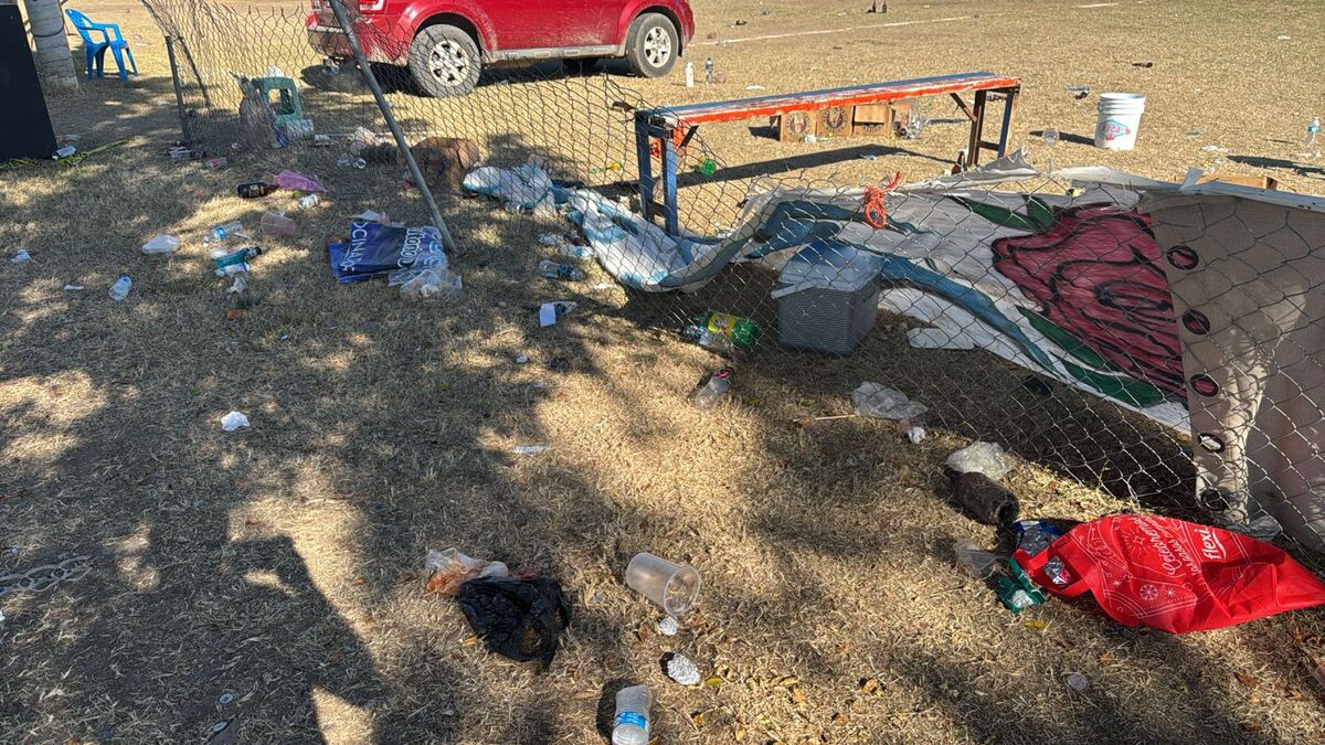 El campo de futbol de Loma de Flores, en Salamanca. | Christian Ortiz.