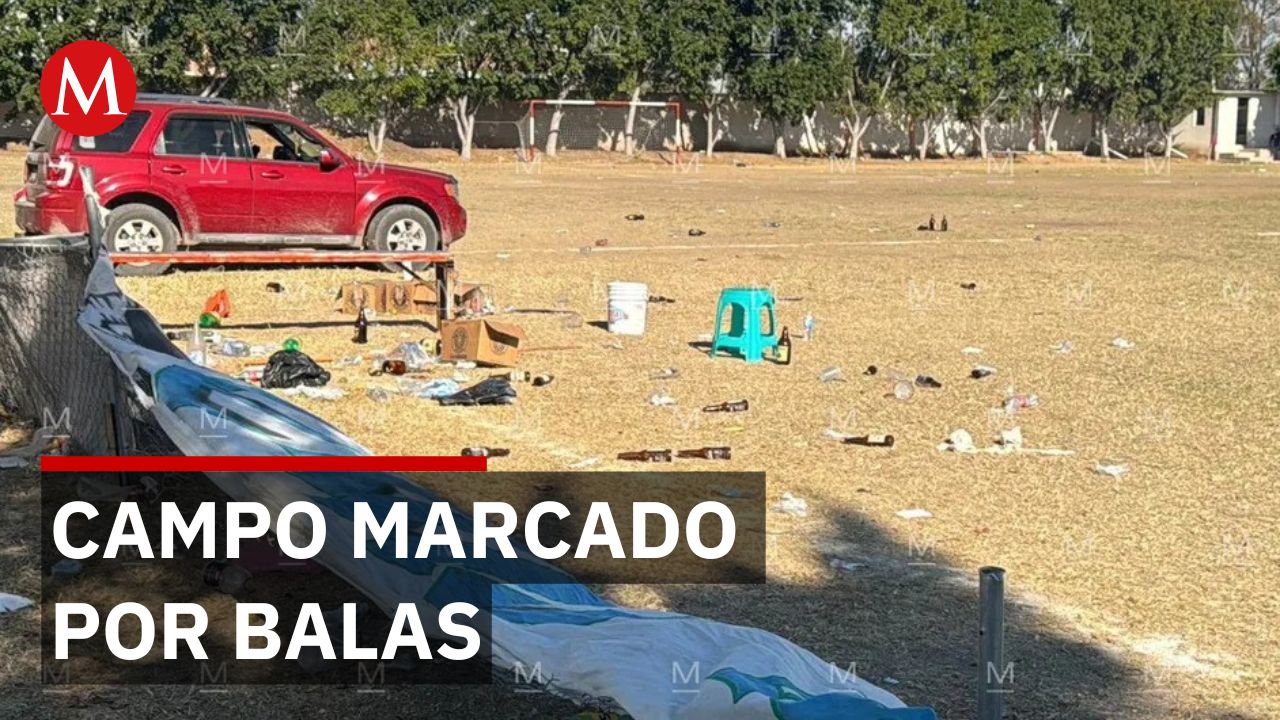 Así quedó el campo de fútbol de Salamanca tras la masacre en Loma de Flores