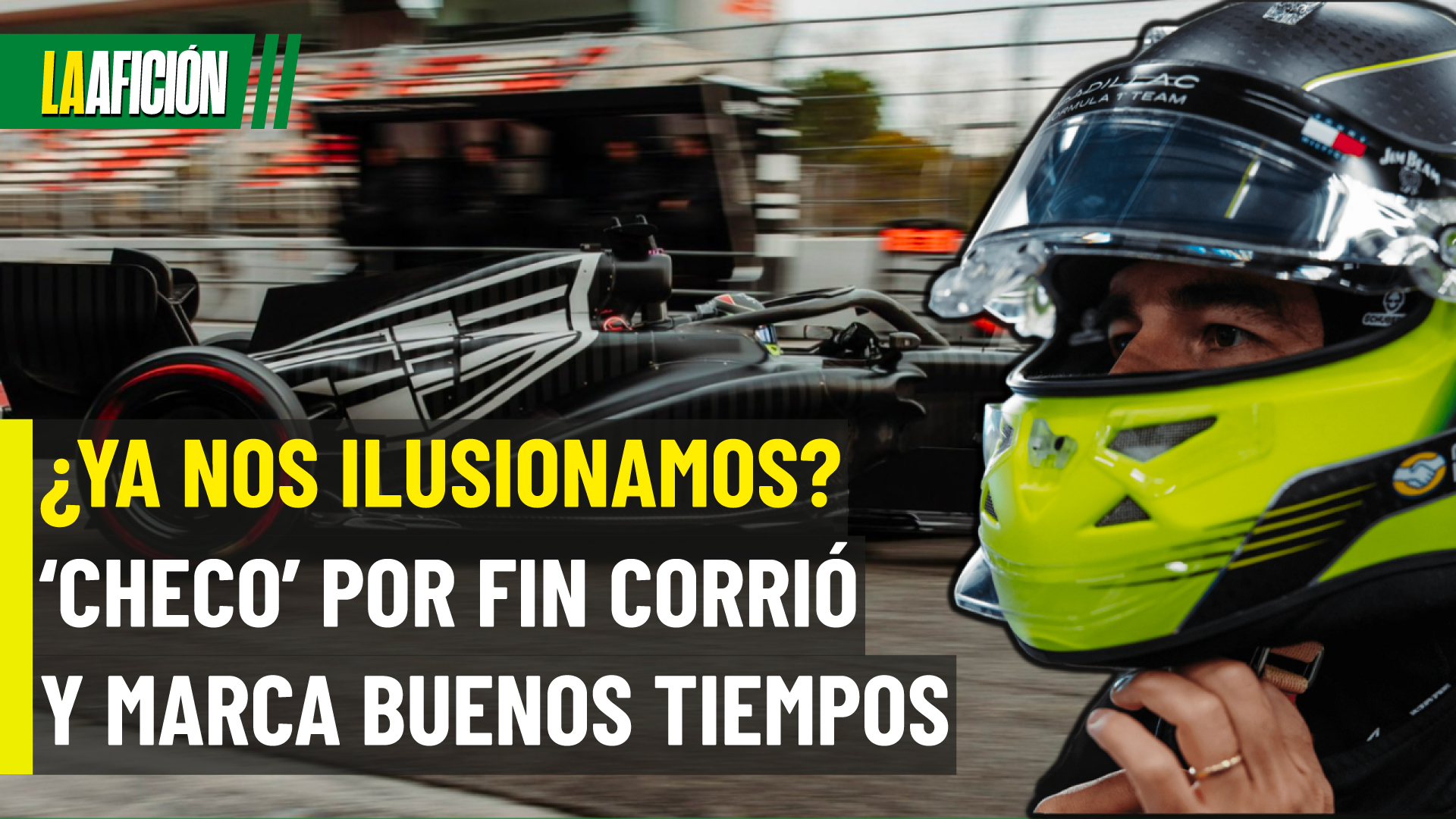 Checo Pérez debuta con Cadillac en la F1: este fue su primer tiempo en Barcelona