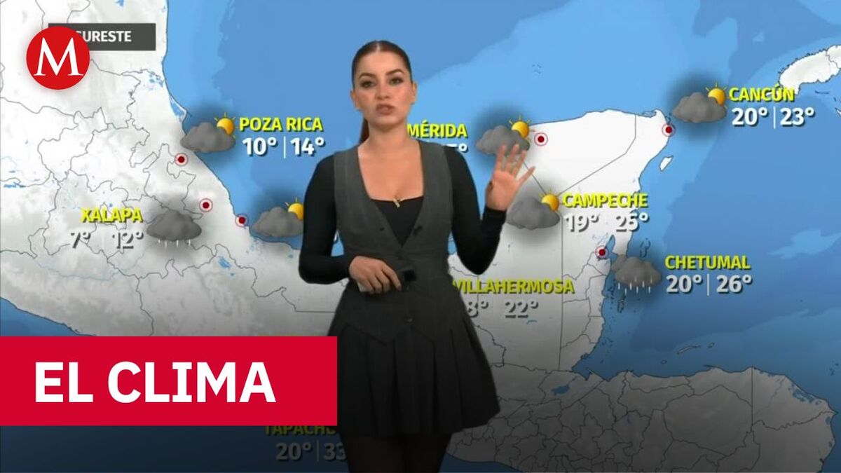 Clima de hoy lunes 26 de enero de 2026 | Pronóstico con Sandy Tok