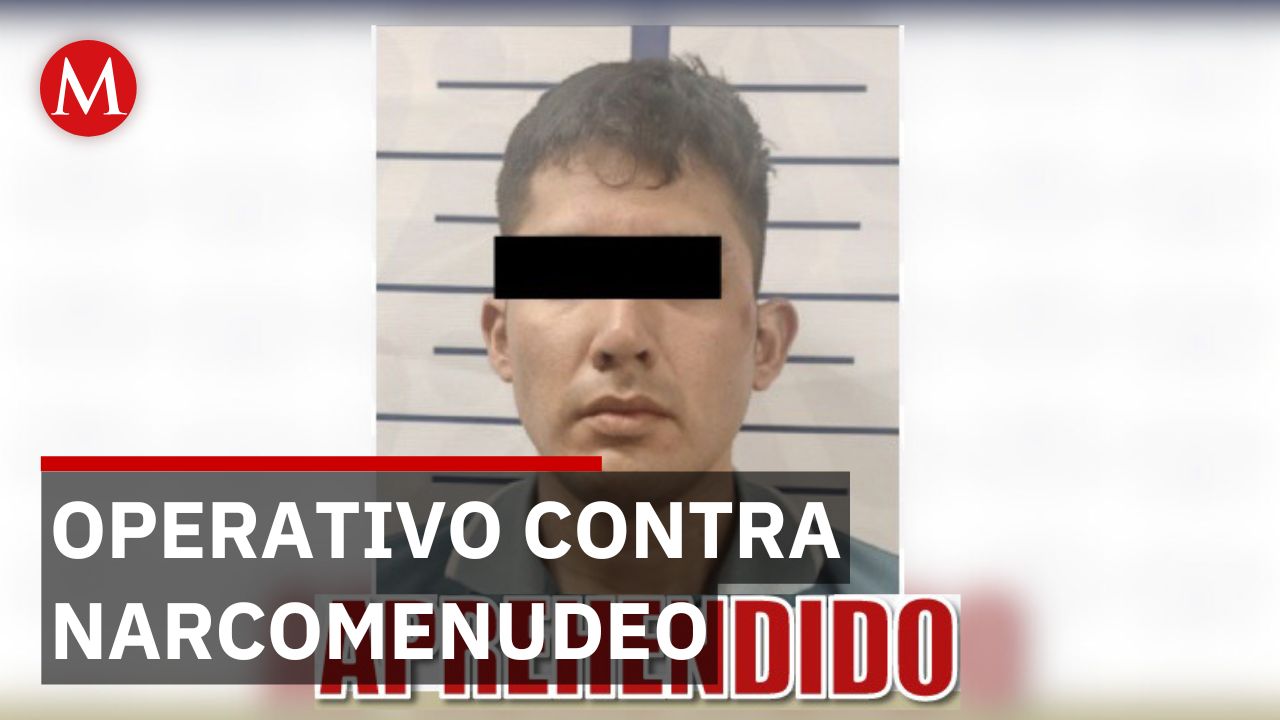 Fiscalía de Puebla detuvo a 'El flaco' por delitos contra la salud y narcomenudeo