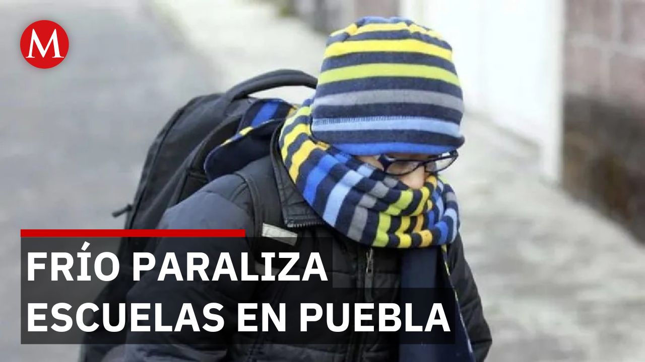 Frente frío 30 paraliza escuelas en la Sierra Norte y Nororiental