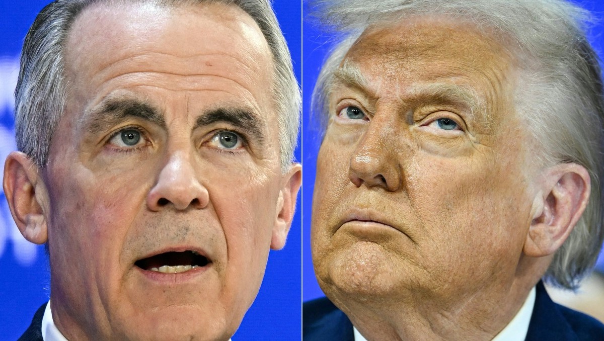 Mark Carney y Donald Trump tuvieron un desencuentro en Davos. | AFP