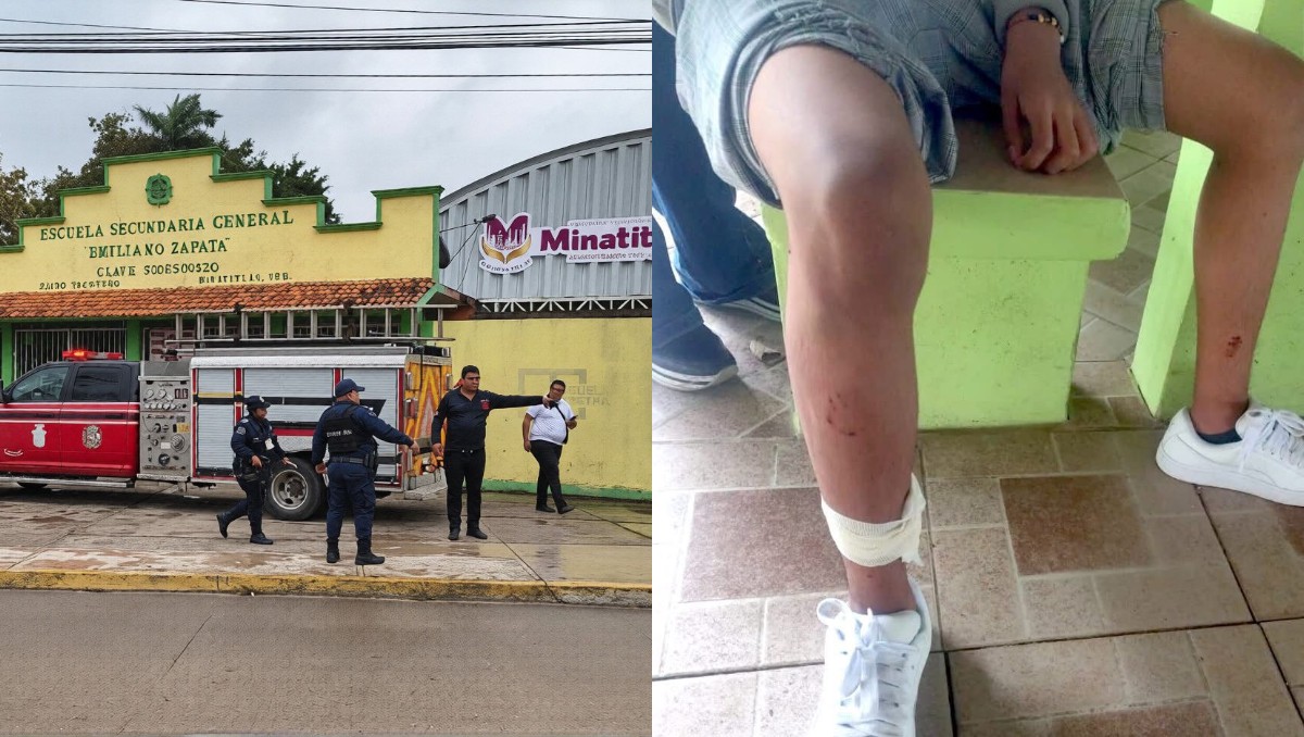 Los padres de familia arribaron al plantel; pidieron una explicación a las autoridades educativas. | Foto: Especial