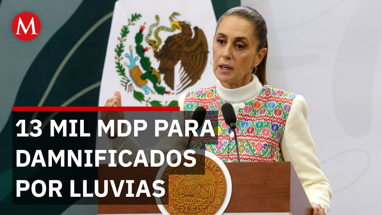 Sheinbaum garantiza inversión para afectados por lluvias en estados