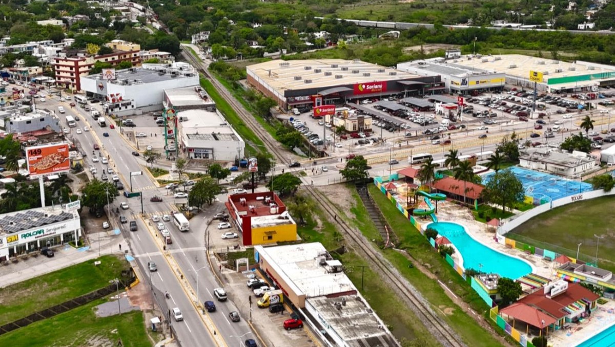 Zona comercial de Altamira, Tamaulipas. (Redes sociales)