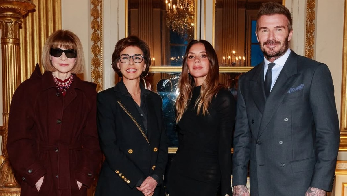 Anna Wintour, Rachida Dati, Victoria y David Beckham. | Instagram