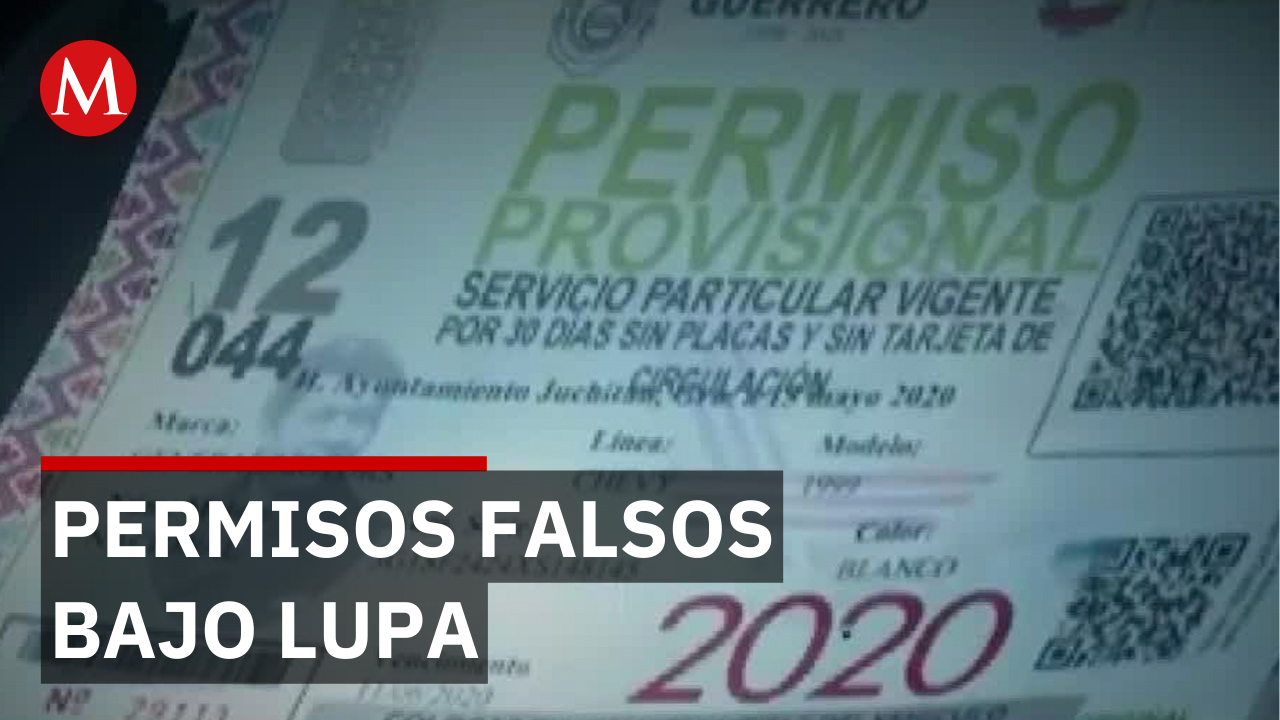 Anuncian medidas contra permisos vehiculares ilegales sin placa en Guerrero