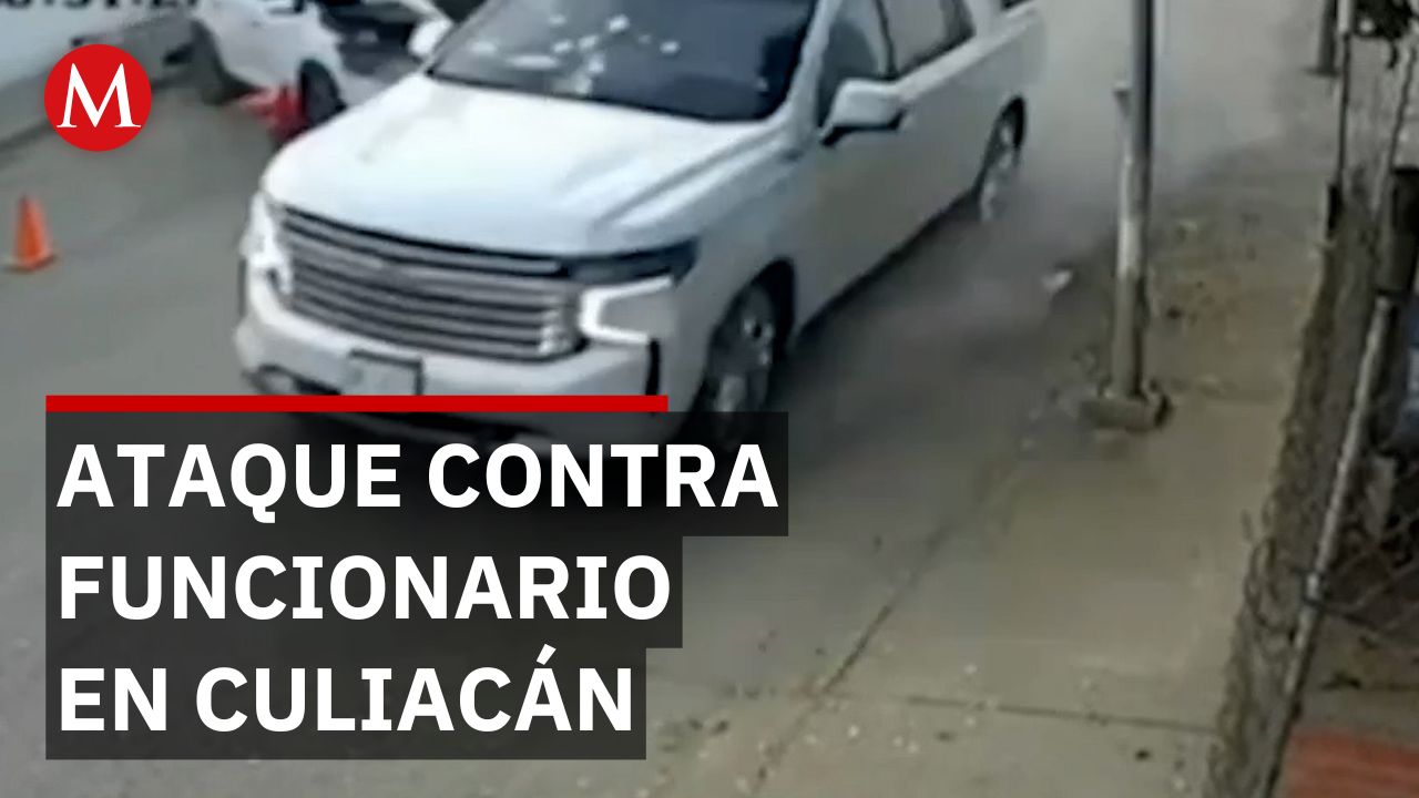 Ataque armado en persecución deja herido al secretario de seguridad de Culiacán