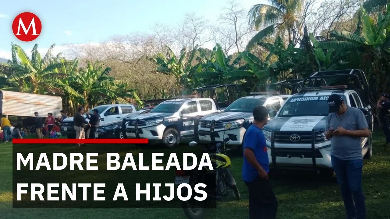 Mujer asesinada por su pareja frente a sus tres hijos en Chiapas