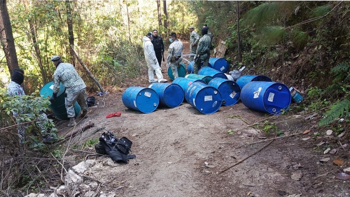 No se reportaron detenidos durante el aseguramiento. | Especial